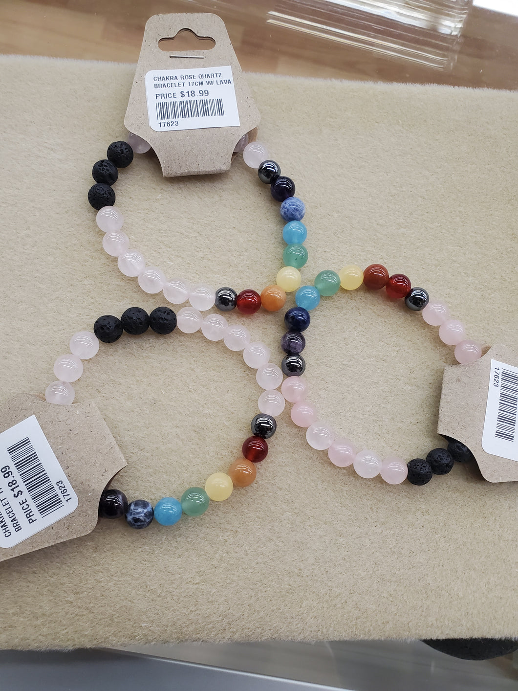 CHAKRA ROSE QUARTZ BRACELET