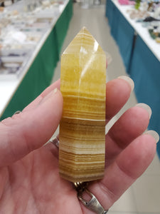 YELLOW FLUORITE POINT