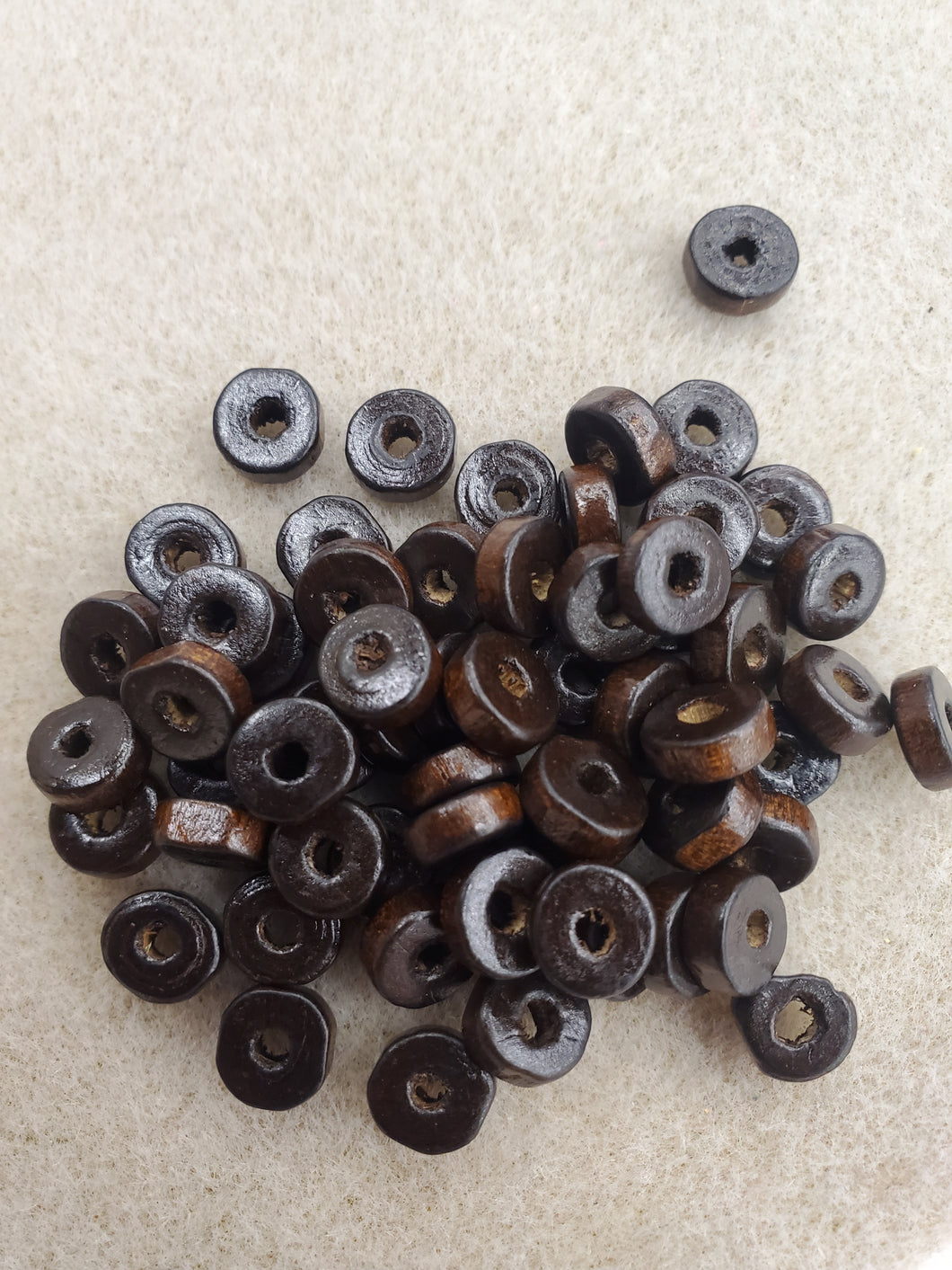 WOOD BEADS 8X3.5MM