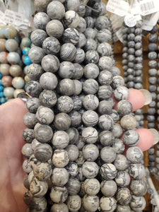 PICASSO JASPER 10MM GREY