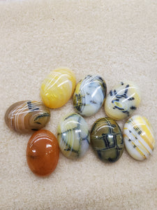 DRAGON VEINS AGATE CABOCHON
