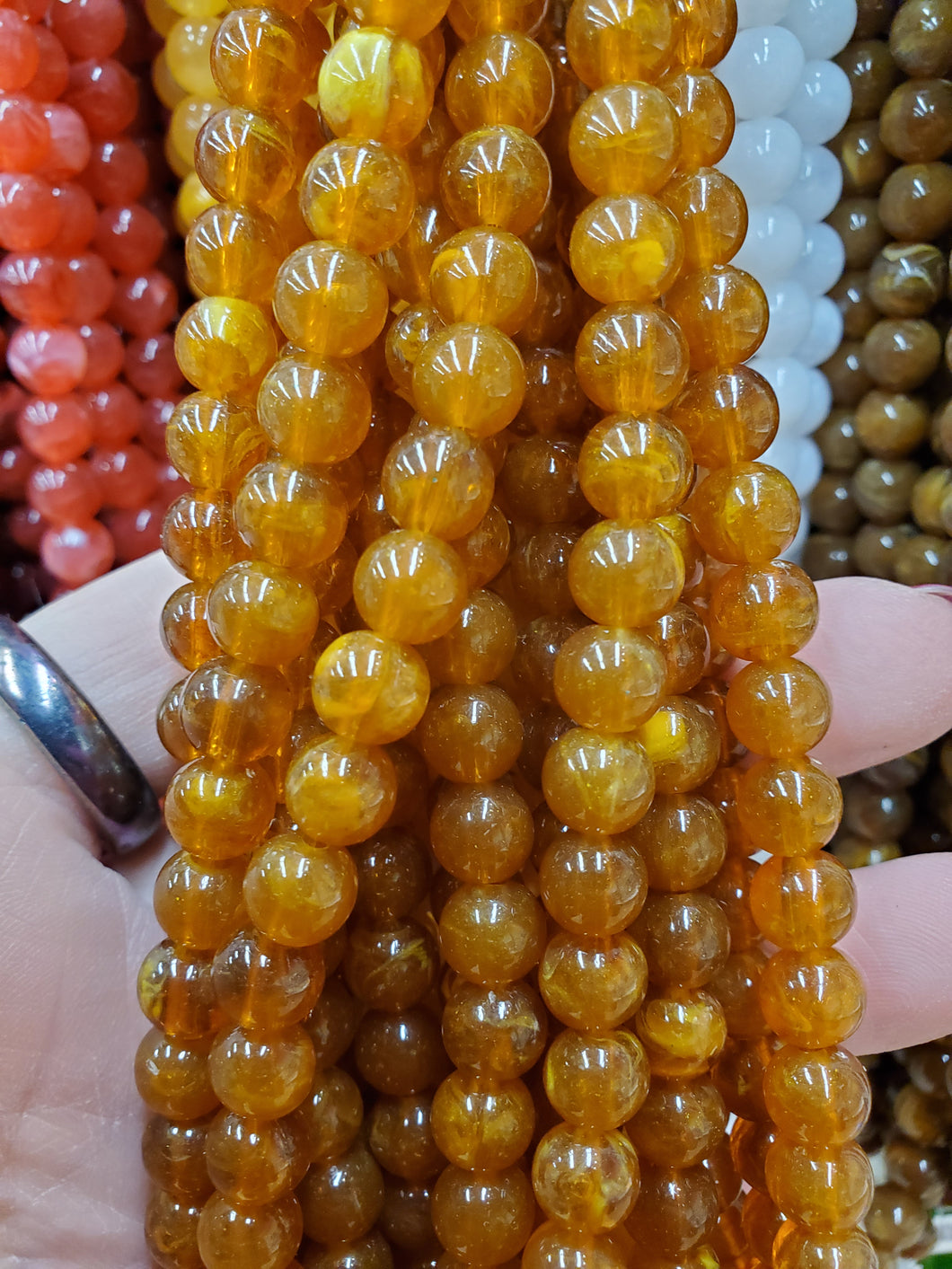 ACRYLIC BEAD 8MM