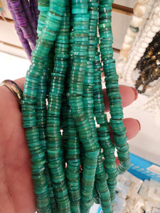 FRESHWATER SHELL HEISHI 8X1MM