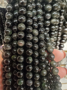 RAINBOW OBSIDIAN 8MM