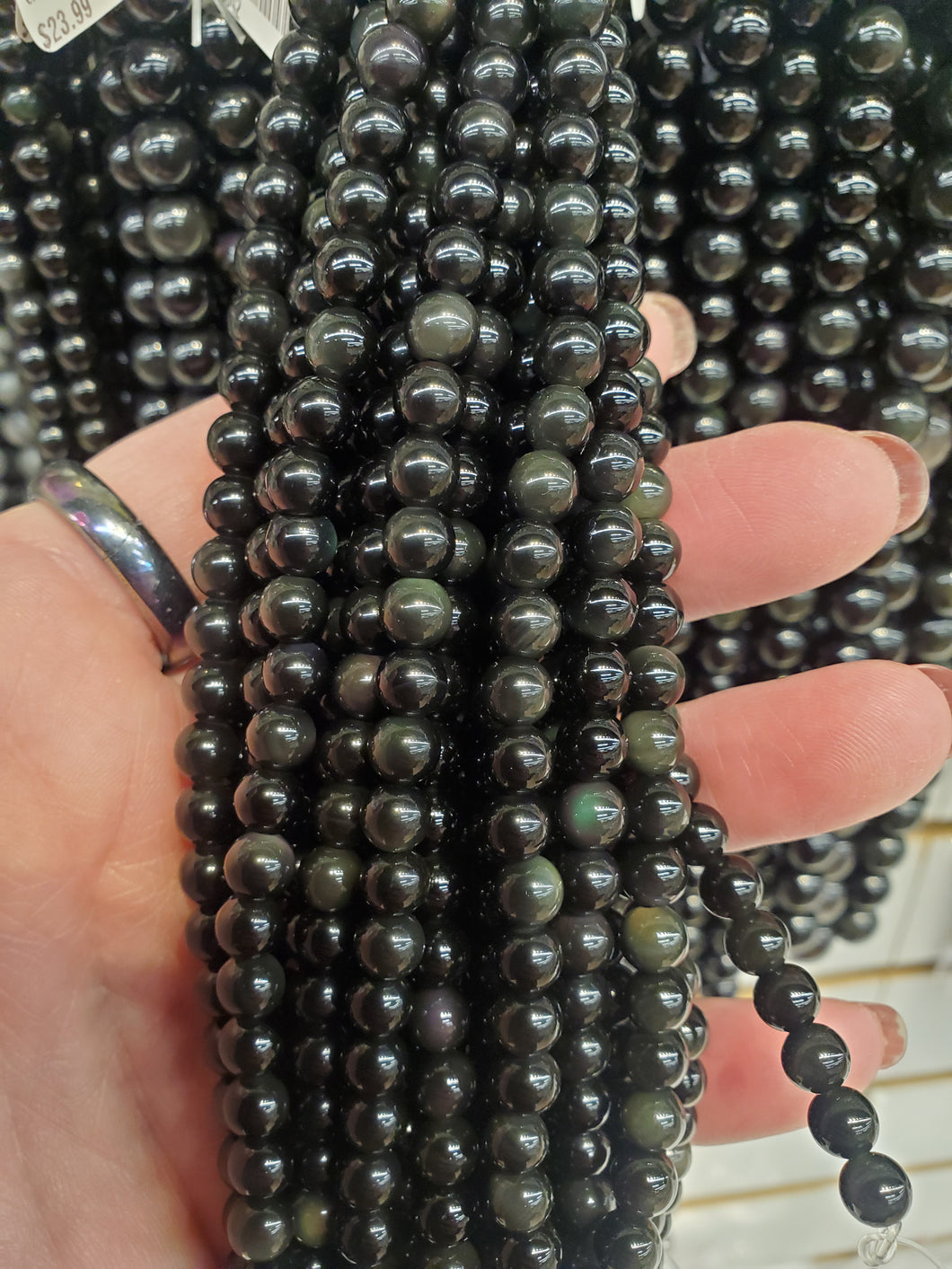 RAINBOW OBSIDIAN 6MM