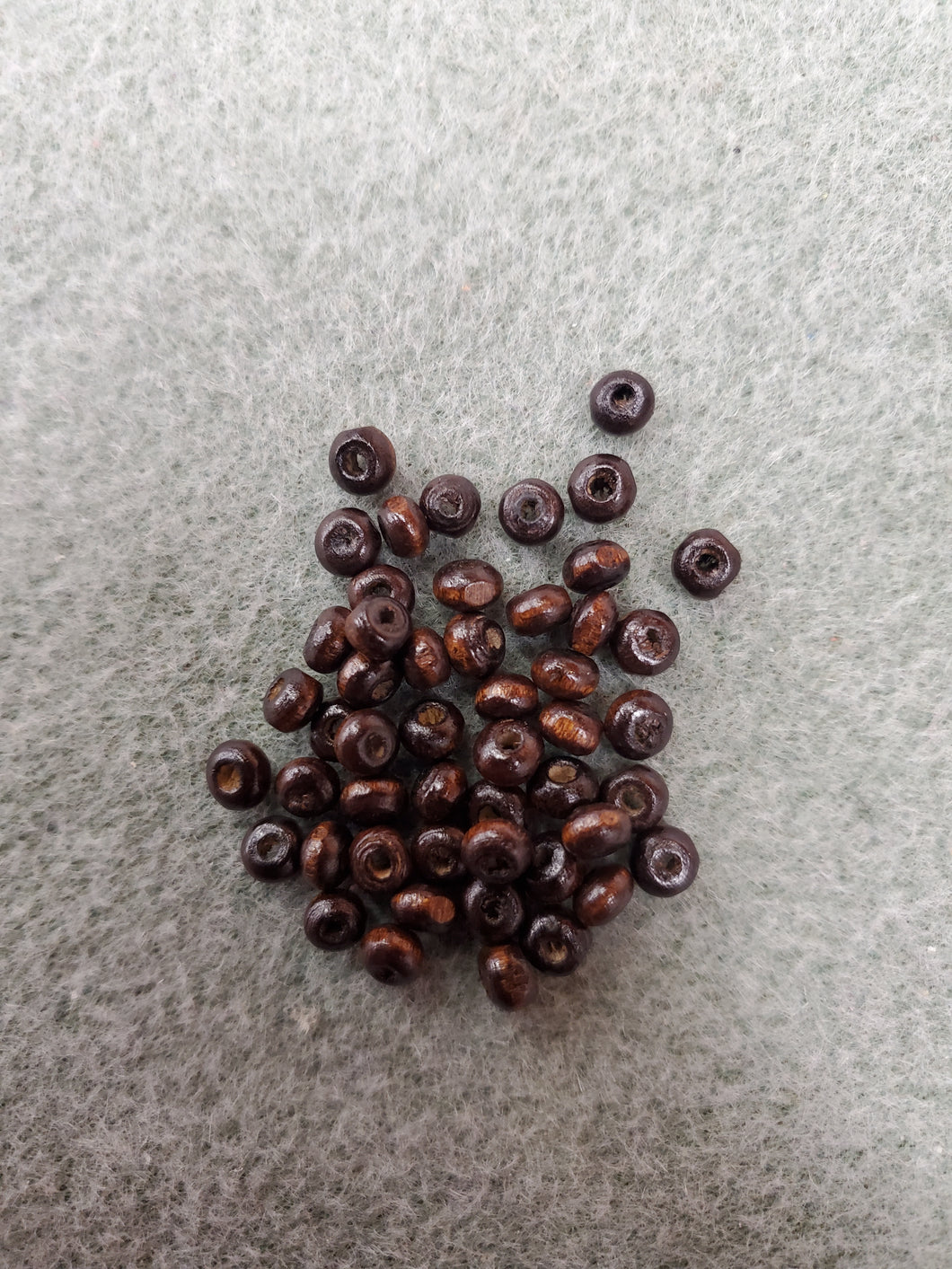 WOOD BEADS 4X3MM