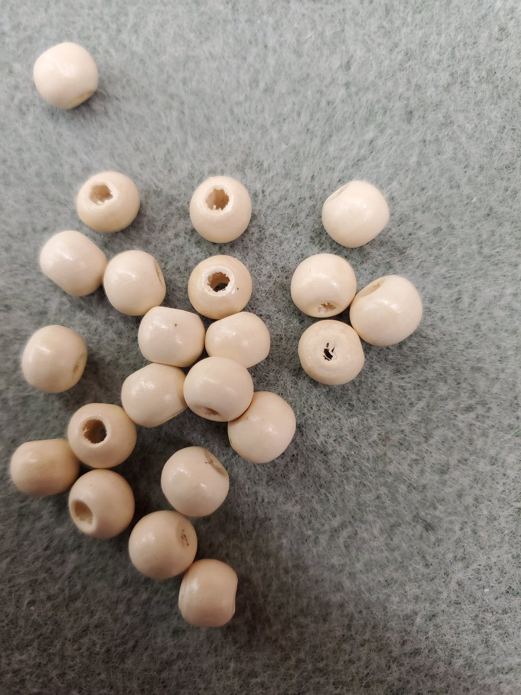 WOOD BEADS 8X7MM