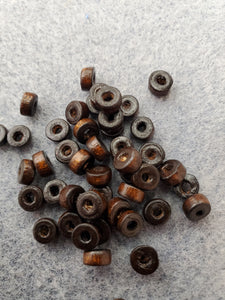 MAPLE WOOD BEAD 6X3MM