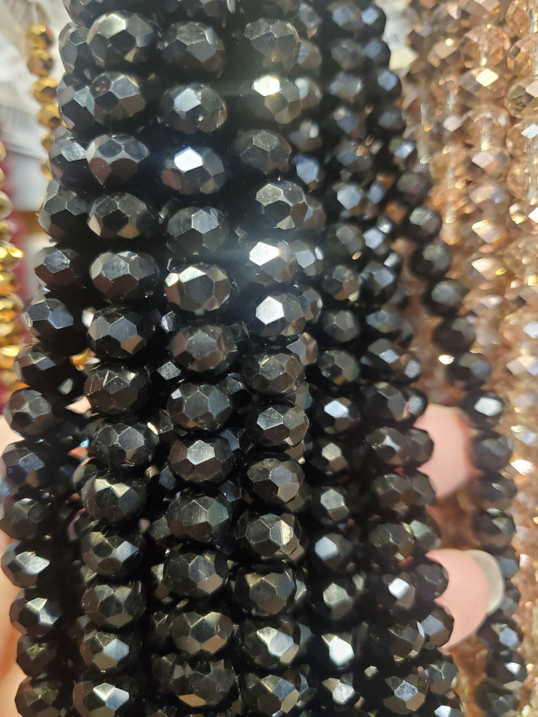 FACETED RONDELLE 8X6MM