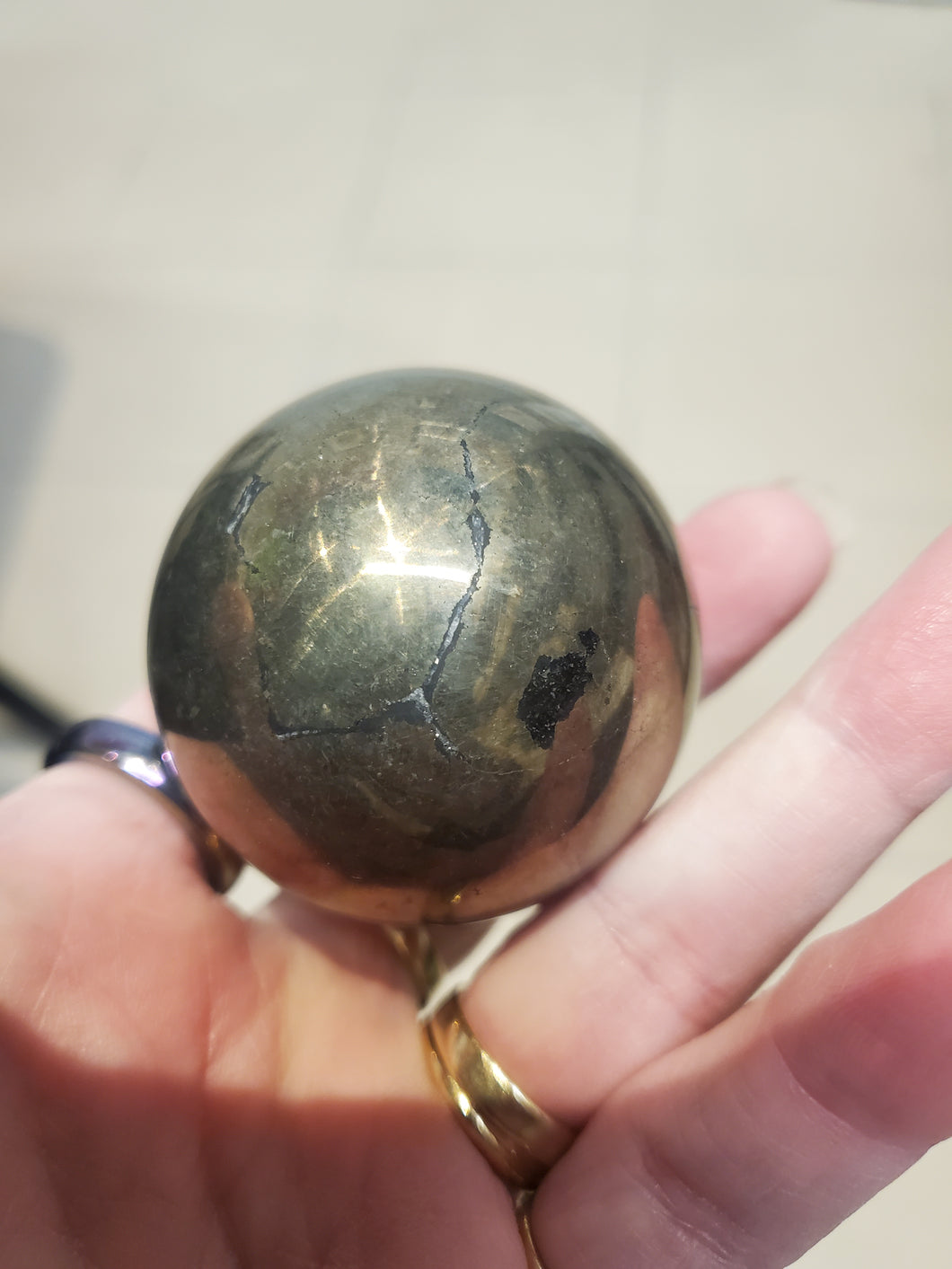 PYRITE SPHERE