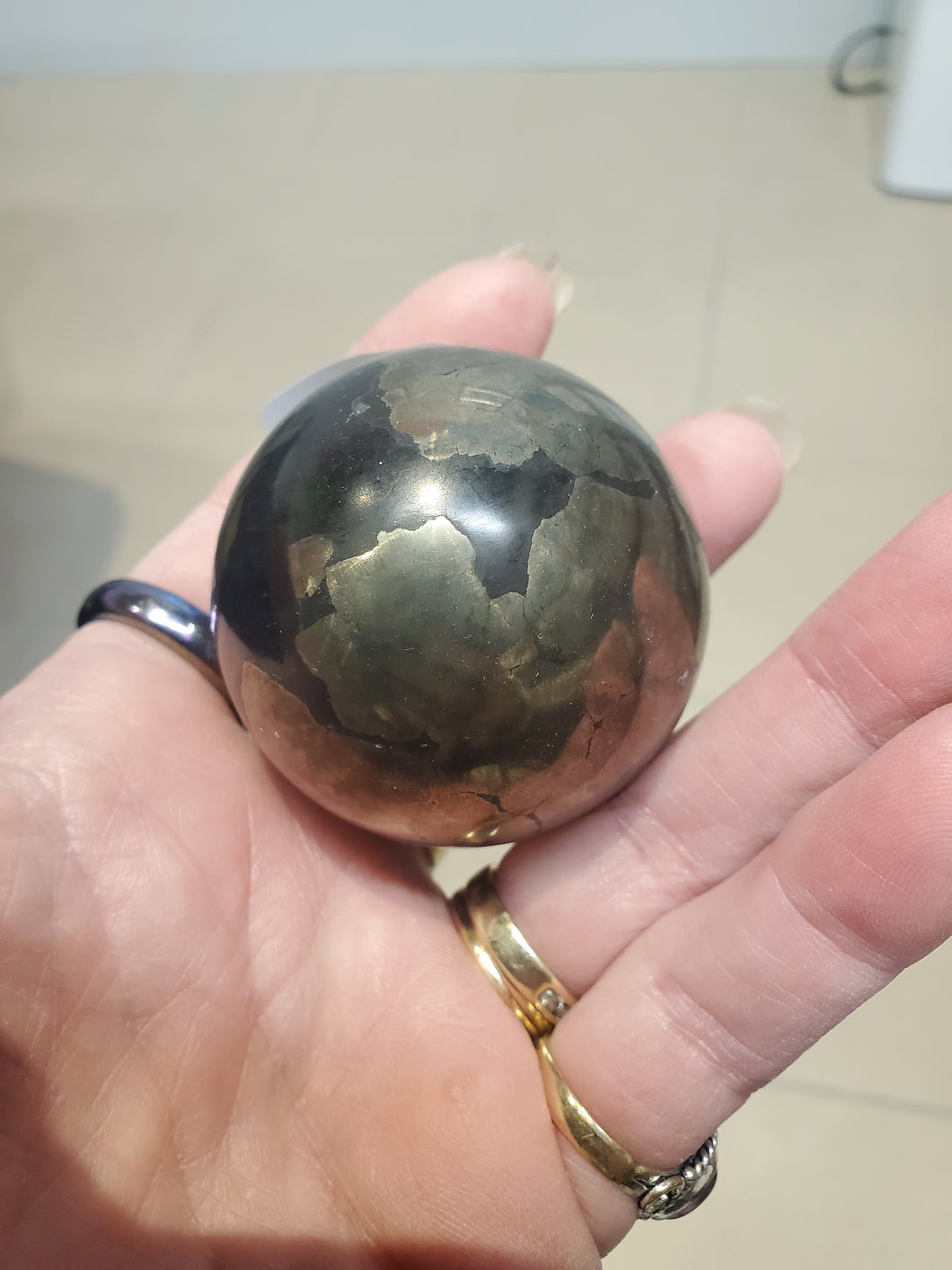 PYRITE SPHERE