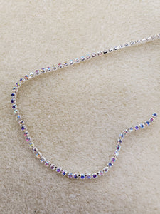 BRASS RHINESTONE CUP CHAIN