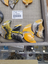 Load image into Gallery viewer, BUMBLEBEE JASPER MOON CABOCHON
