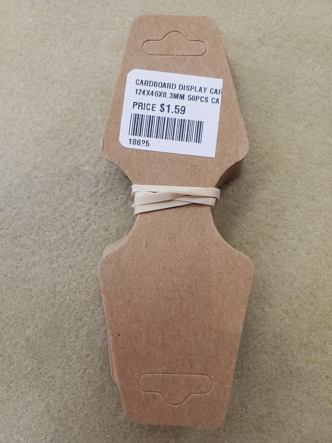 CARDBOARD DISPLAY CARD