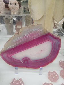 AGATE SLICE PINK
