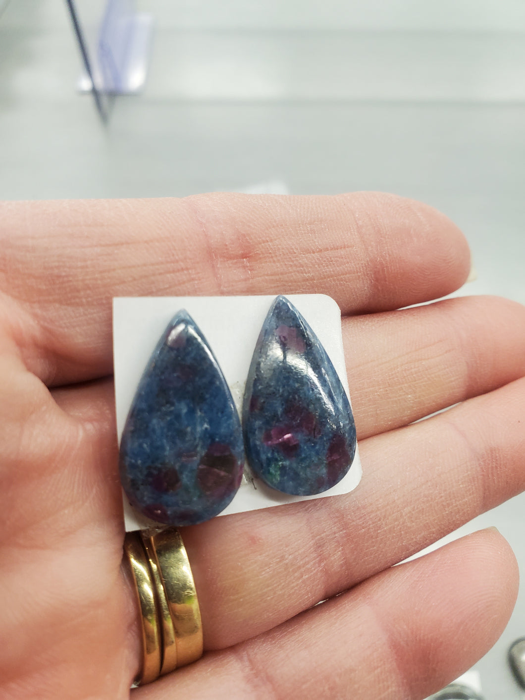 RUBY IN KYANITE CABOCHON