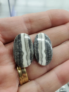 ZEBRA ARAGONITE CABOCHON