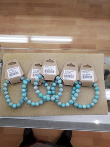 AMAZONITE BRACELET 15.5CM 10MM
