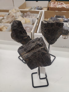 BLACK TOURMALINE PIN STAND ROUGH