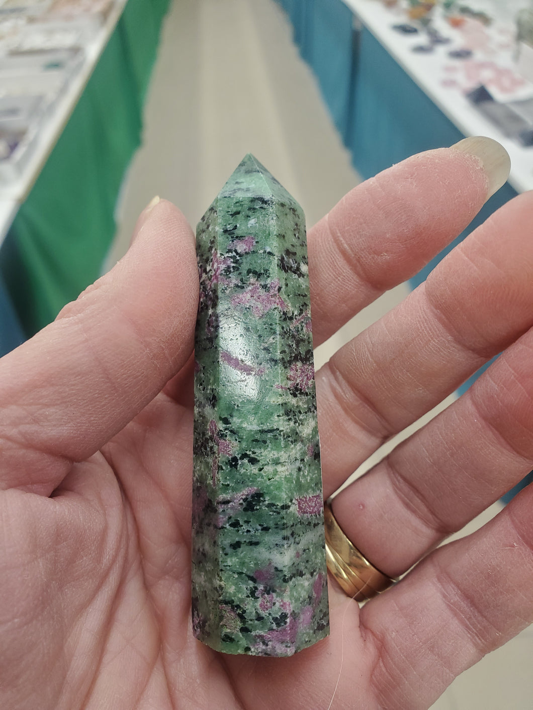 RUBY IN ZOISITE POINT
