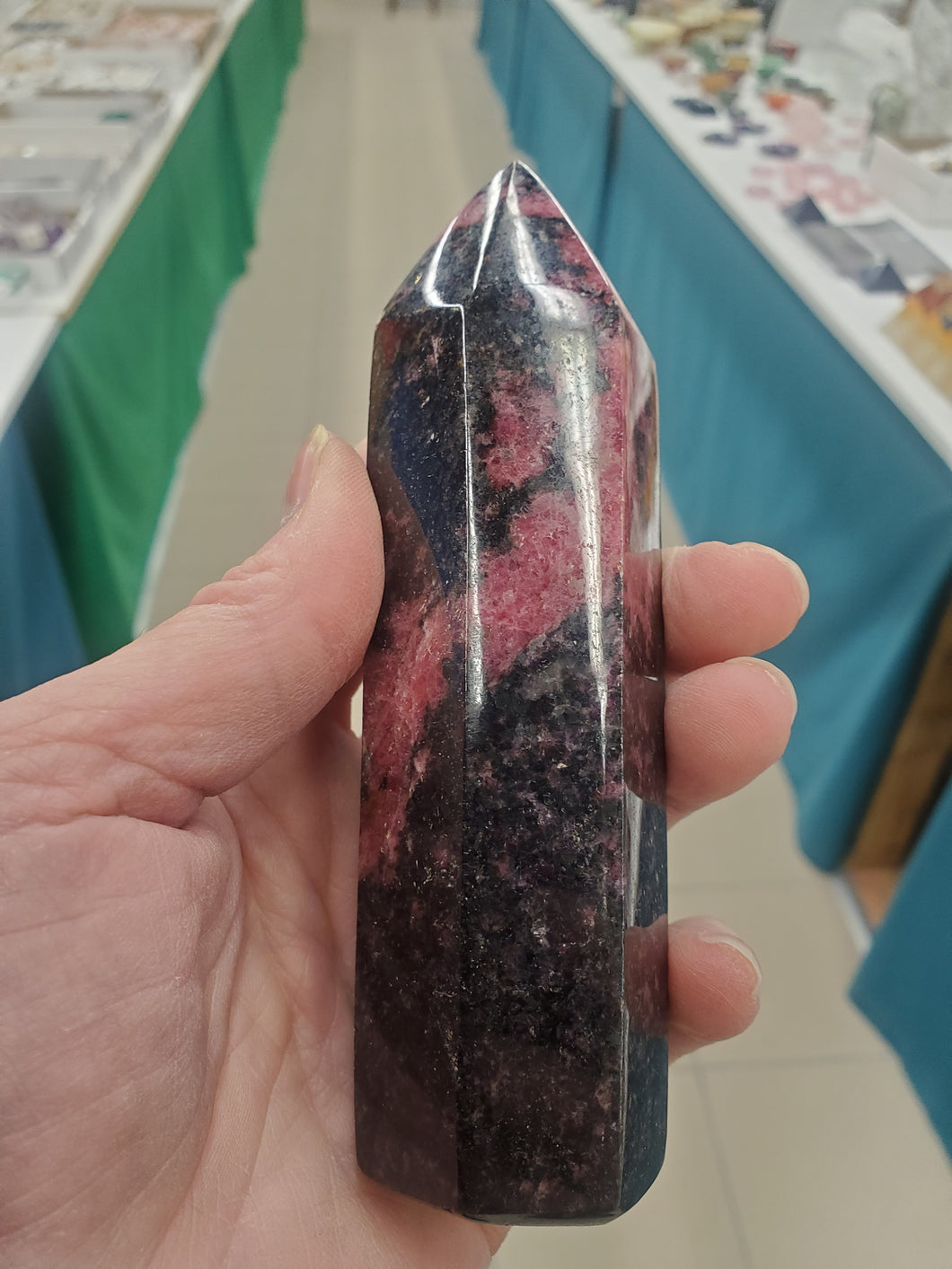 RHODONITE TOWER POINT