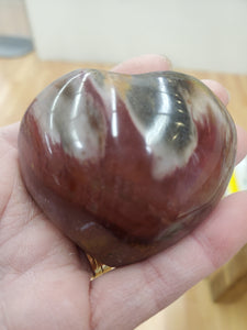 PETRIFIED WOOD HEART