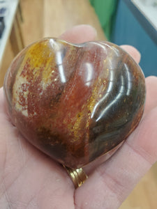 PETRIFIED WOOD HEART