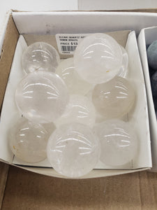 CLEAR QUARTZ SPHERE