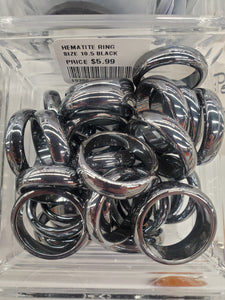 HEMATITE RING