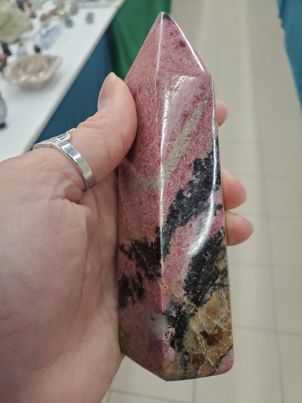 RHODONITE TOWER POINT