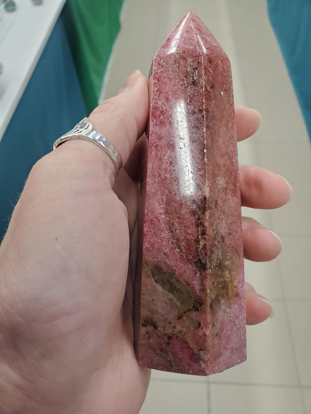 RHODONITE TOWER POINT