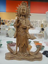 Load image into Gallery viewer, WOODEN KUAN YIN
