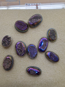 AGATE DRUZY CABOCHON OVAL