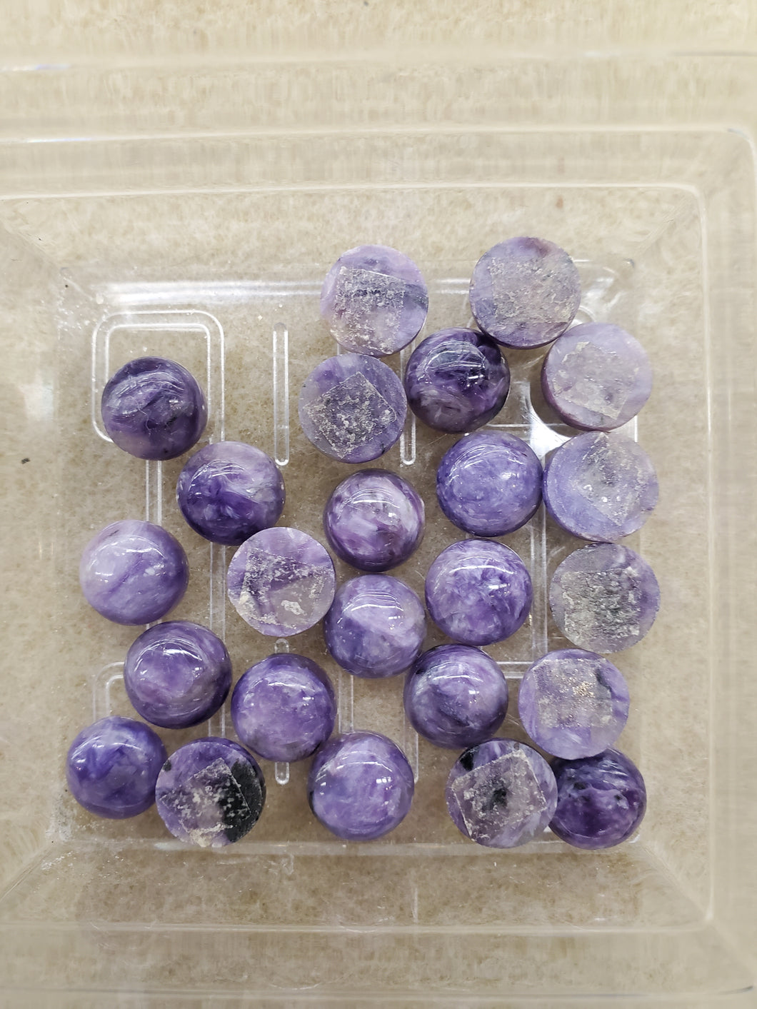 CHAROITE CABOCHON 10MM