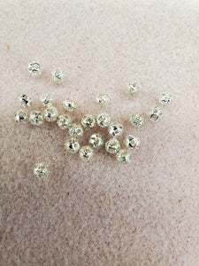 BRASS FILIGREE BEAD 4MM
