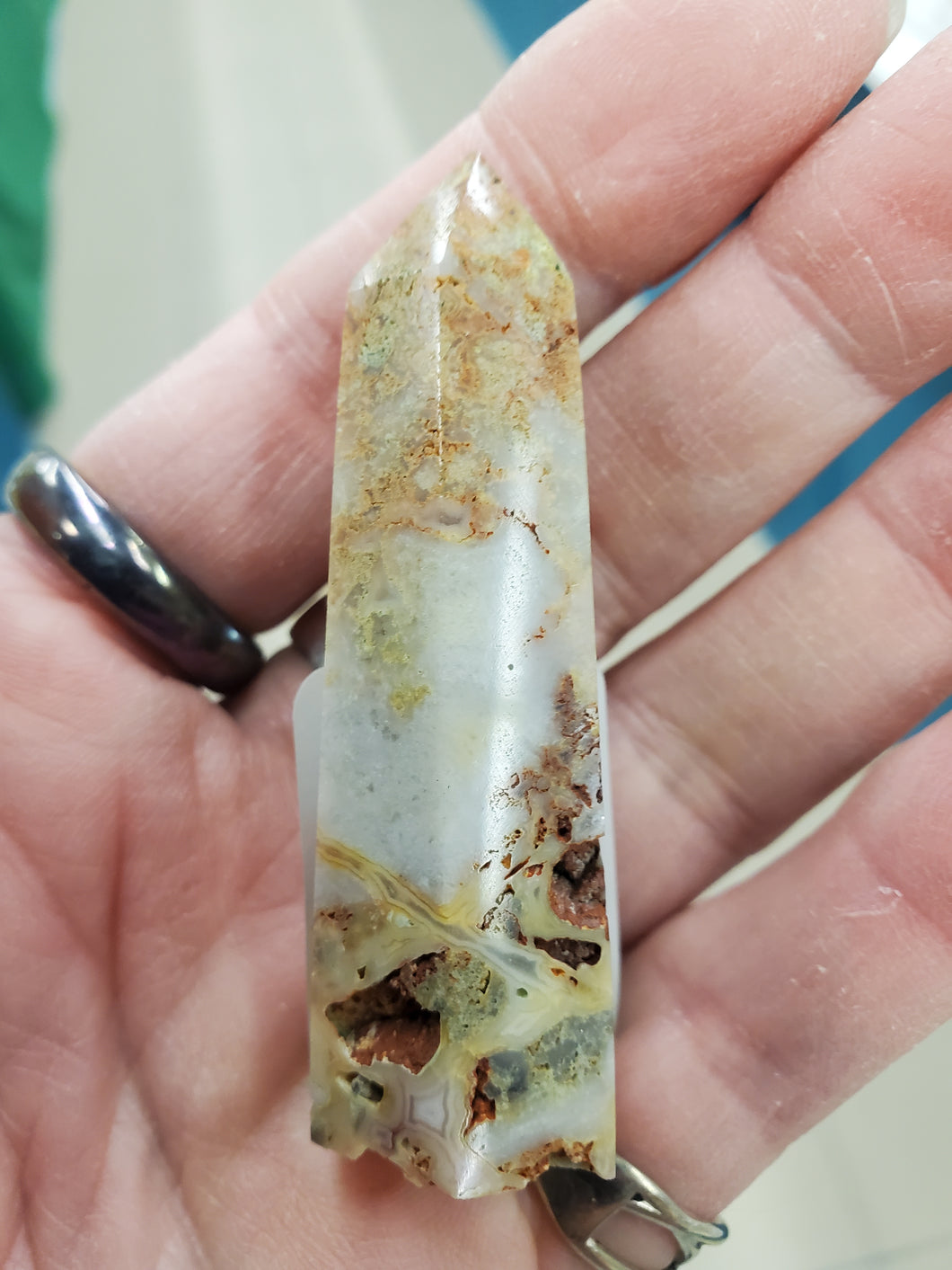 CRAZY LACE AGATE POINT