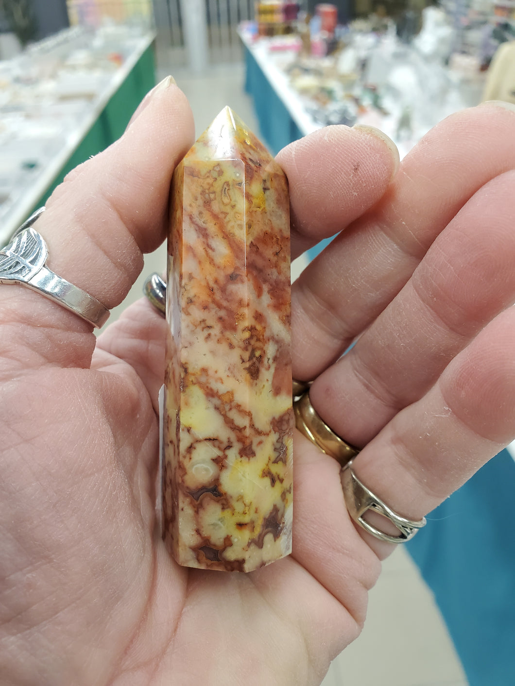 CRAZY LACE AGATE POINT