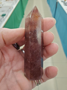 STRAWBERRY QUARTZ POINT