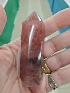 STRAWBERRY QUARTZ POINT