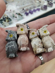SOAPSTONE OWL