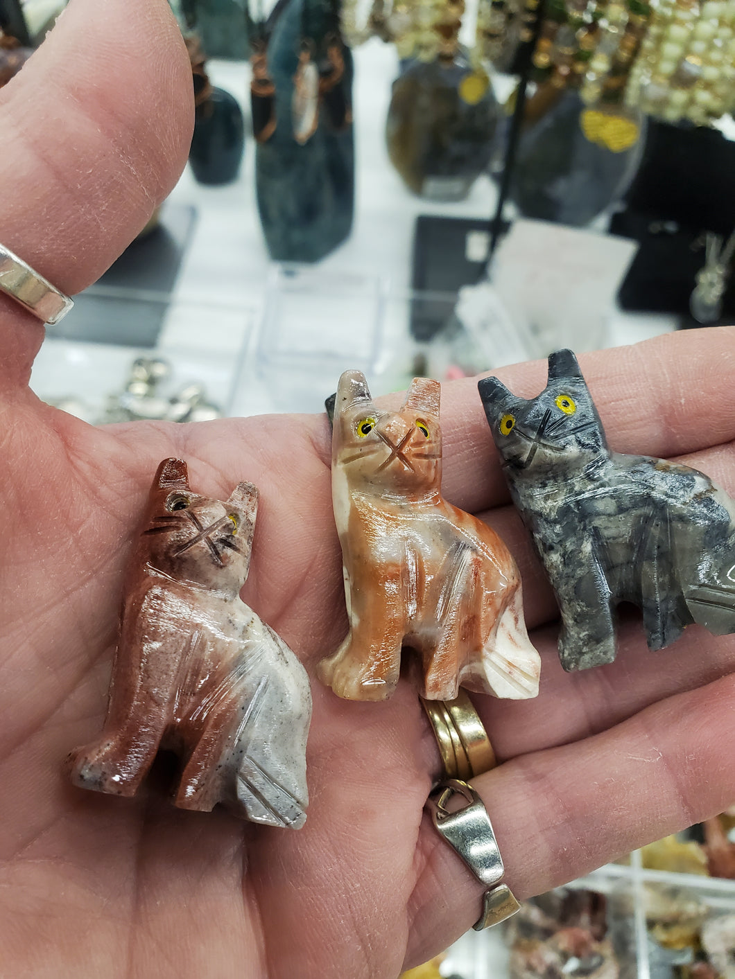 SOAPSTONE CAT