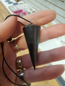 SHUNGITE PENDANT PENDULUM