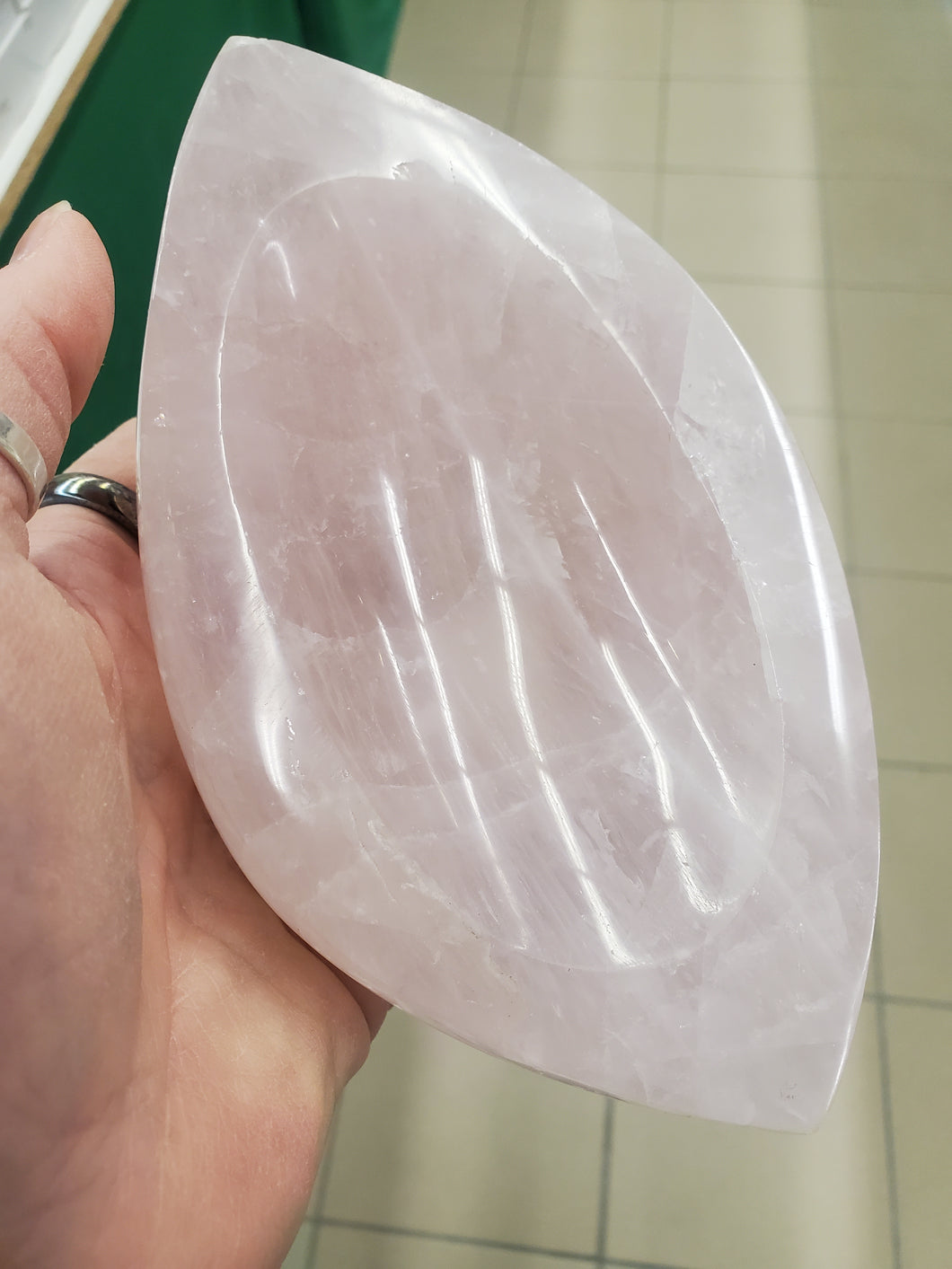 ROSE QUARTZ BOWL