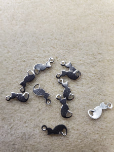 304 STAINLESS CAT CHARM