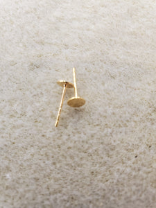 BRASS STUD EARRING