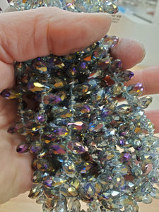 ELECTROPLATED GLASS 12X6MM
