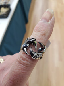 316 STAINLESS CLAW RING
