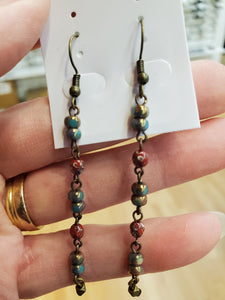 CZECH GLASS EARRINGS