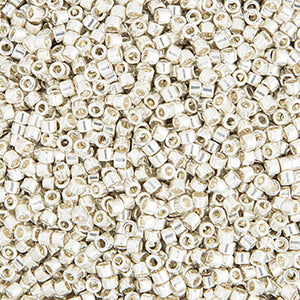 Miyuki Delica 11/0 Crystals/Whites/Silvers