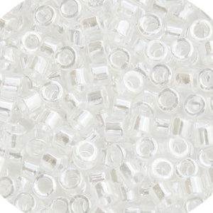 Miyuki Delica 11/0 Crystals/Whites/Silvers